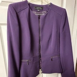 Tahari dress moto jacket